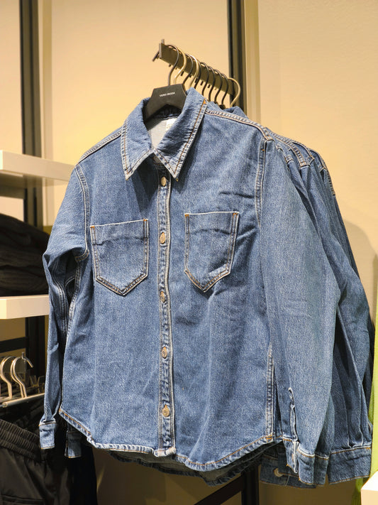 VMTESSIE Denim Shirt - Medium Blue Denim